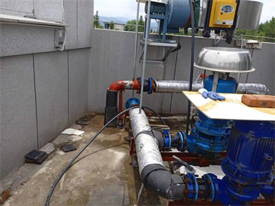 水泵機(jī)組隔聲罩、內(nèi)壁進(jìn)排氣通風(fēng)消聲組成長沙噪聲治理公司